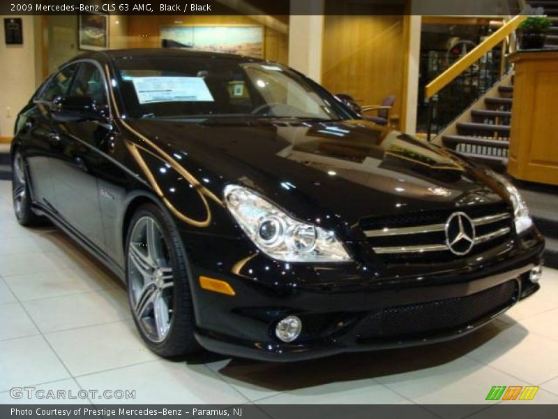 Black / Black 2009 Mercedes-Benz CLS 63 AMG