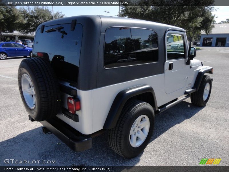 Bright Silver Metallic / Dark Slate Gray 2006 Jeep Wrangler Unlimited 4x4