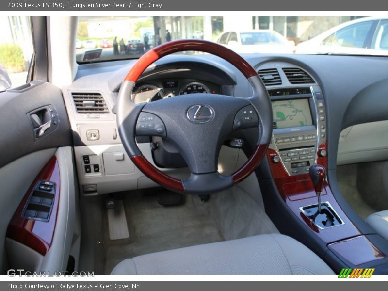 Tungsten Silver Pearl / Light Gray 2009 Lexus ES 350