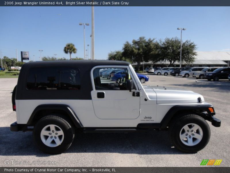 Bright Silver Metallic / Dark Slate Gray 2006 Jeep Wrangler Unlimited 4x4