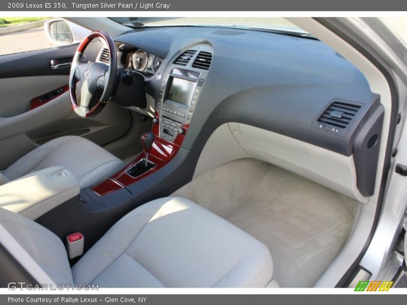 Tungsten Silver Pearl / Light Gray 2009 Lexus ES 350