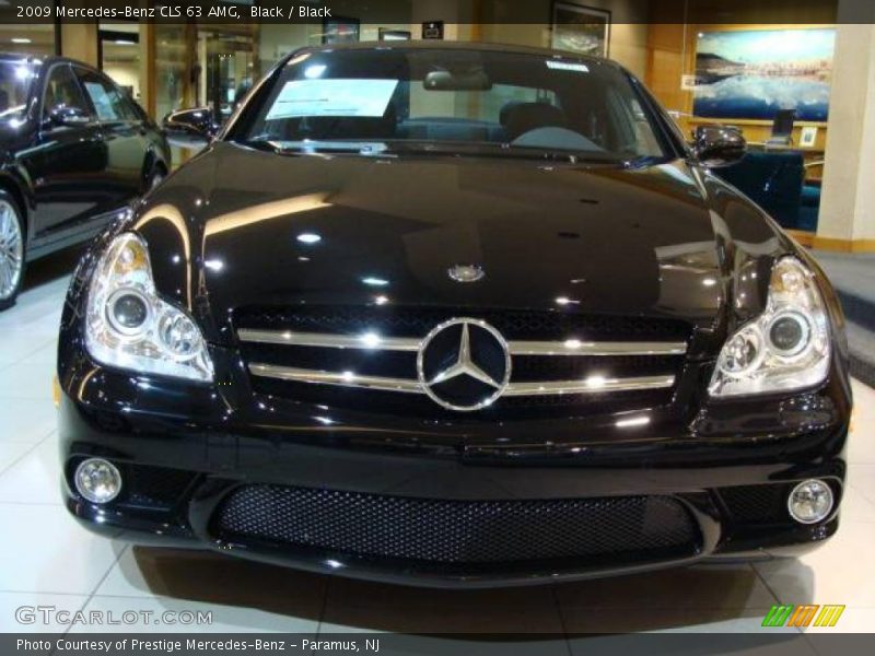 Black / Black 2009 Mercedes-Benz CLS 63 AMG