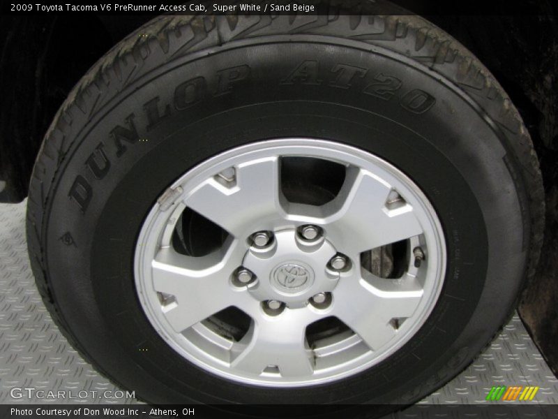 Super White / Sand Beige 2009 Toyota Tacoma V6 PreRunner Access Cab