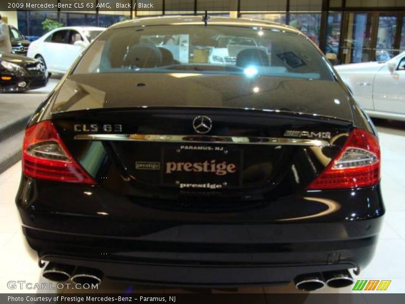 Black / Black 2009 Mercedes-Benz CLS 63 AMG