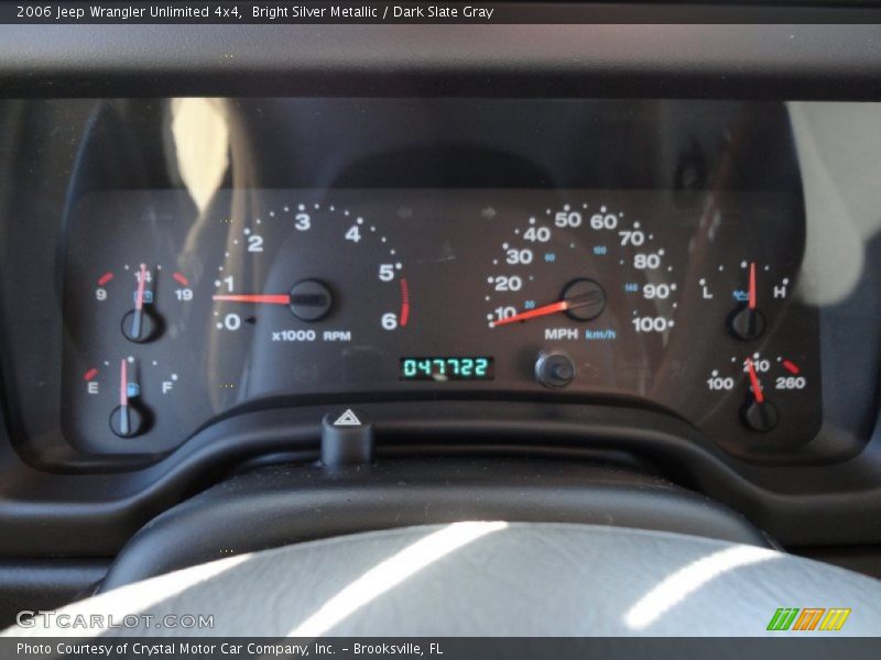 Bright Silver Metallic / Dark Slate Gray 2006 Jeep Wrangler Unlimited 4x4