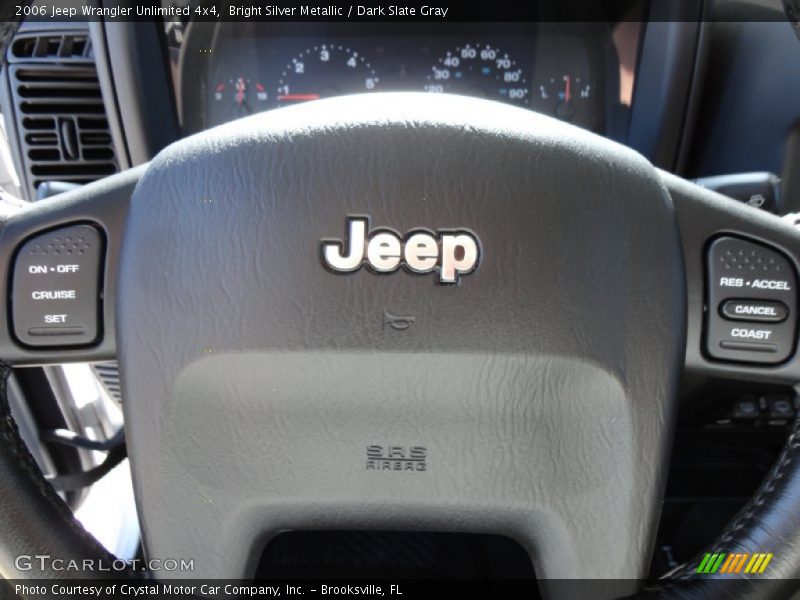 Bright Silver Metallic / Dark Slate Gray 2006 Jeep Wrangler Unlimited 4x4