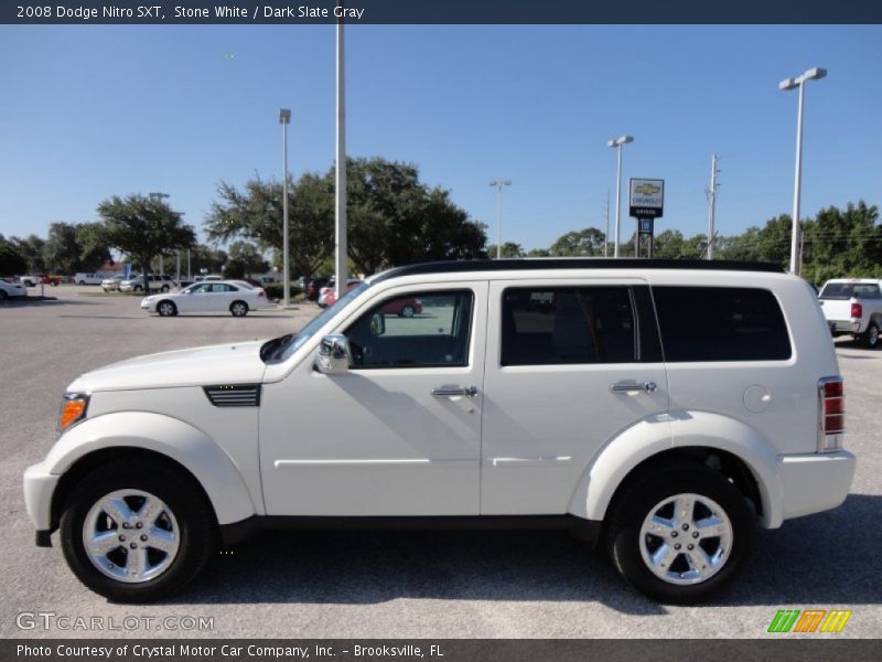 Stone White / Dark Slate Gray 2008 Dodge Nitro SXT