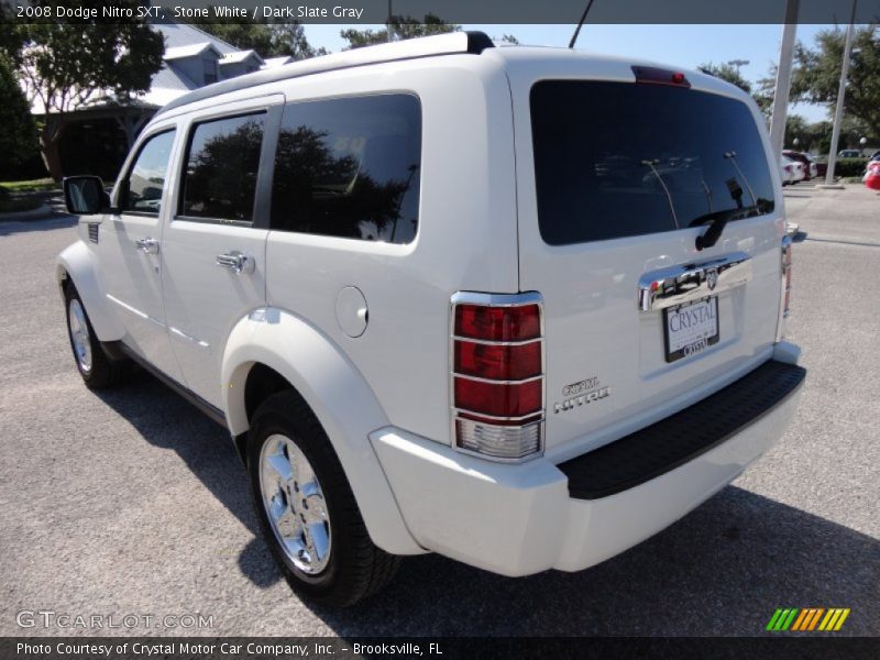 Stone White / Dark Slate Gray 2008 Dodge Nitro SXT