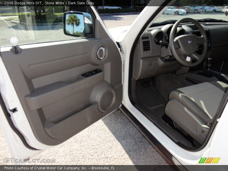 Stone White / Dark Slate Gray 2008 Dodge Nitro SXT