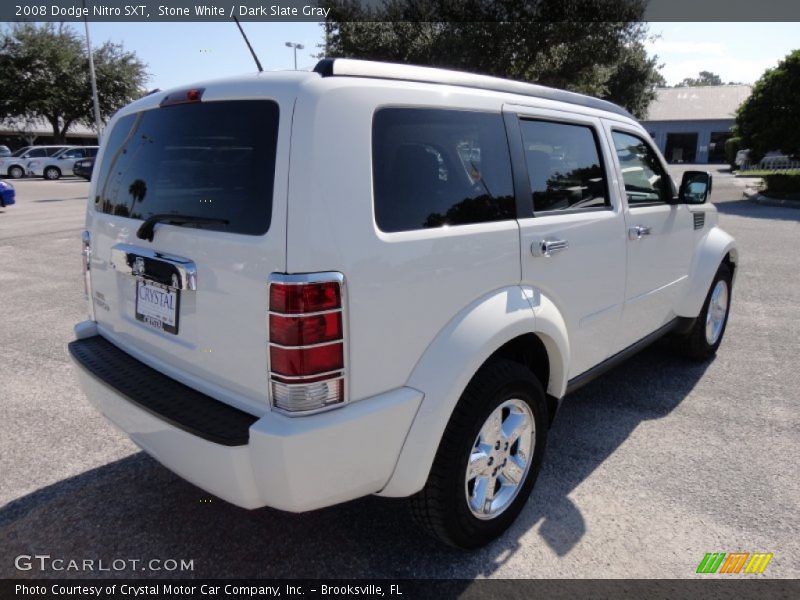 Stone White / Dark Slate Gray 2008 Dodge Nitro SXT