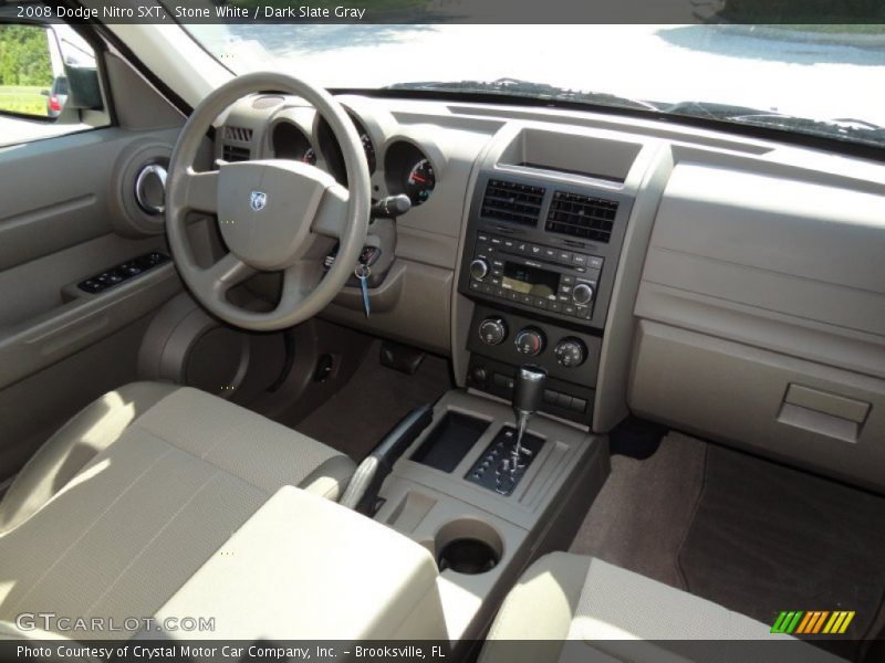 Stone White / Dark Slate Gray 2008 Dodge Nitro SXT