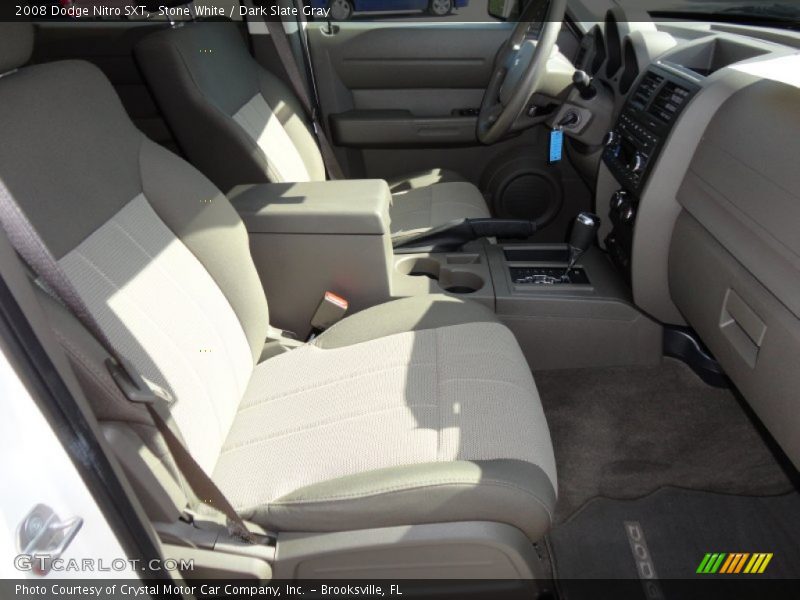 Stone White / Dark Slate Gray 2008 Dodge Nitro SXT