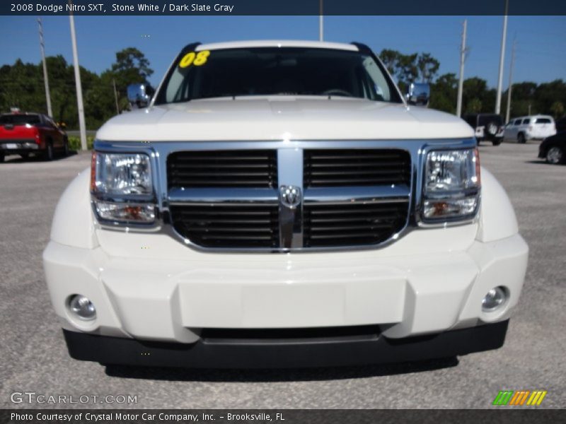 Stone White / Dark Slate Gray 2008 Dodge Nitro SXT