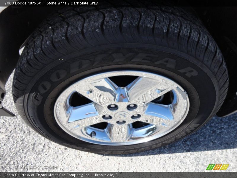 Stone White / Dark Slate Gray 2008 Dodge Nitro SXT