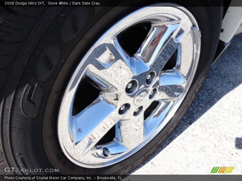 Stone White / Dark Slate Gray 2008 Dodge Nitro SXT