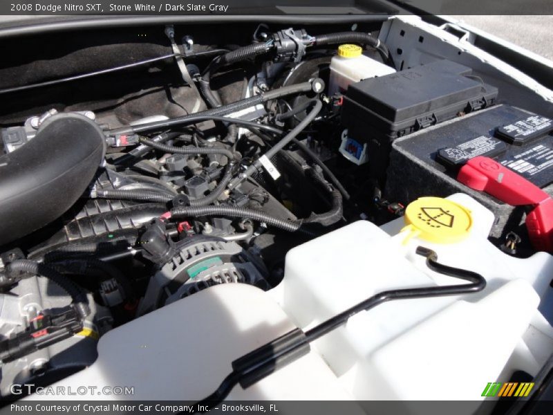 Stone White / Dark Slate Gray 2008 Dodge Nitro SXT