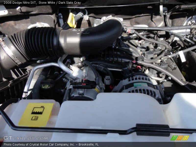 Stone White / Dark Slate Gray 2008 Dodge Nitro SXT