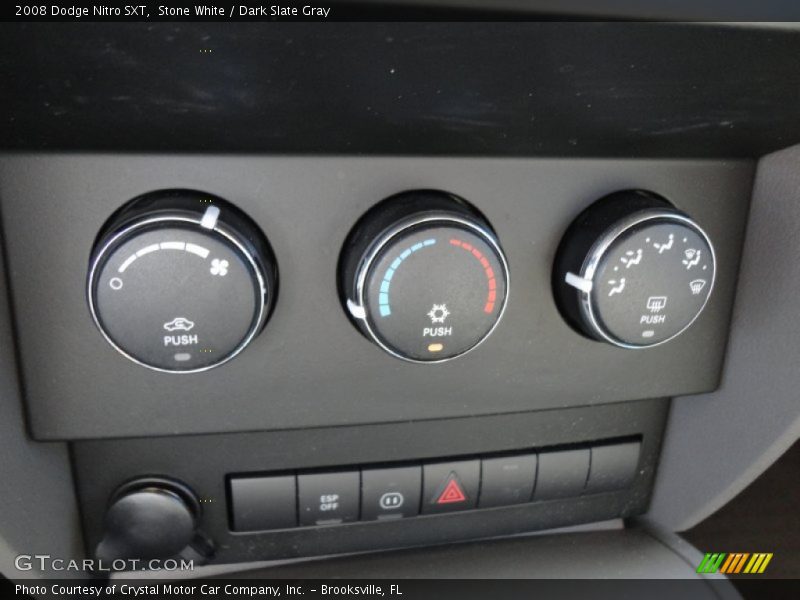 Stone White / Dark Slate Gray 2008 Dodge Nitro SXT