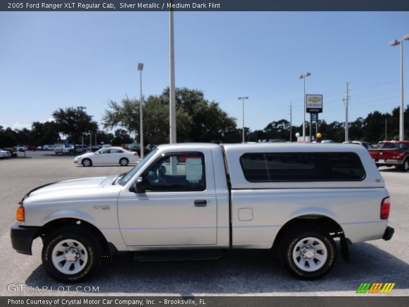 Silver Metallic / Medium Dark Flint 2005 Ford Ranger XLT Regular Cab