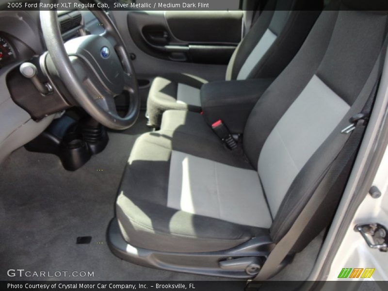 Silver Metallic / Medium Dark Flint 2005 Ford Ranger XLT Regular Cab