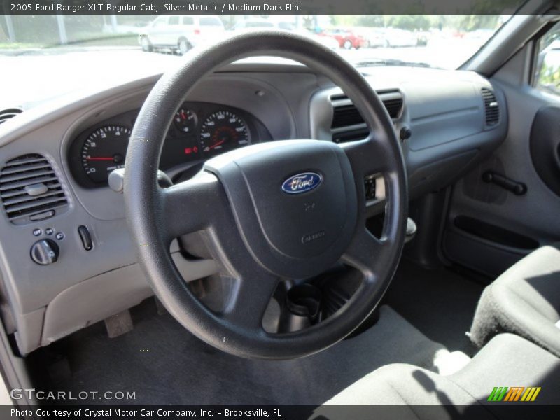 Silver Metallic / Medium Dark Flint 2005 Ford Ranger XLT Regular Cab