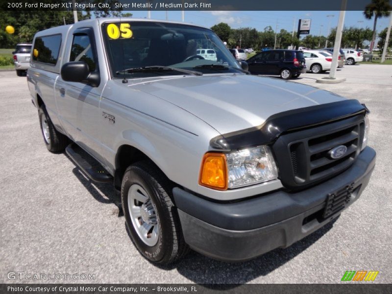 Silver Metallic / Medium Dark Flint 2005 Ford Ranger XLT Regular Cab