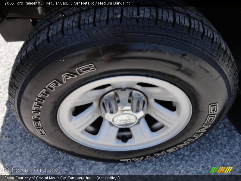 Silver Metallic / Medium Dark Flint 2005 Ford Ranger XLT Regular Cab