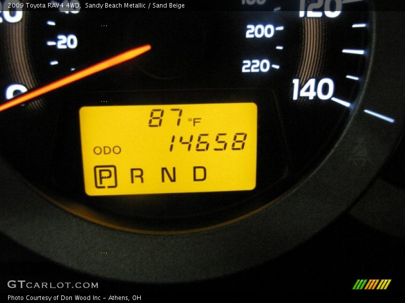 Sandy Beach Metallic / Sand Beige 2009 Toyota RAV4 4WD