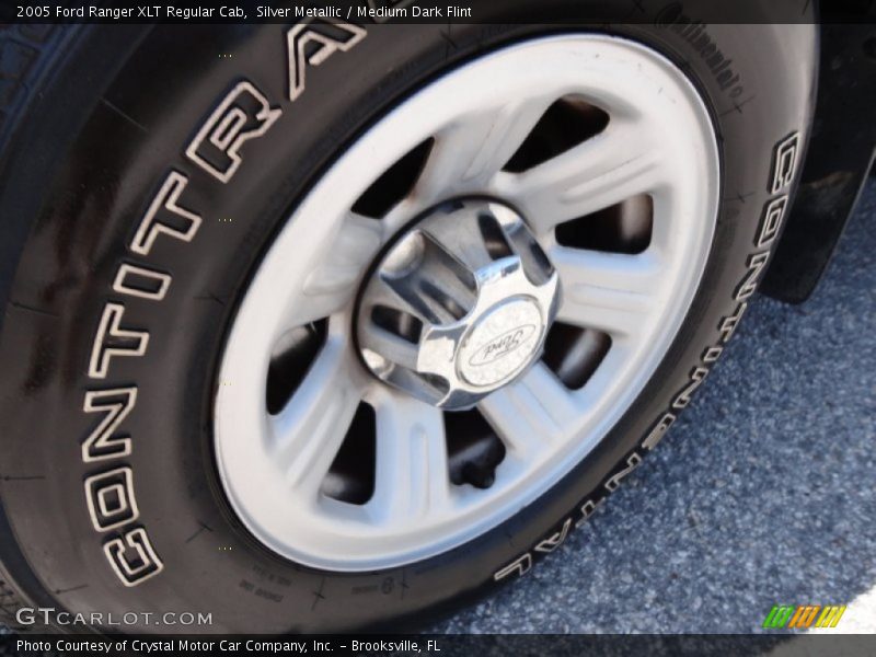Silver Metallic / Medium Dark Flint 2005 Ford Ranger XLT Regular Cab