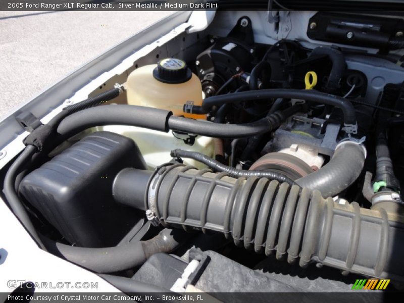 Silver Metallic / Medium Dark Flint 2005 Ford Ranger XLT Regular Cab