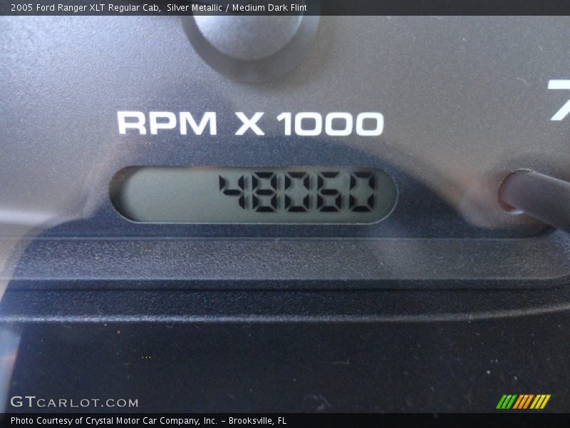 Silver Metallic / Medium Dark Flint 2005 Ford Ranger XLT Regular Cab