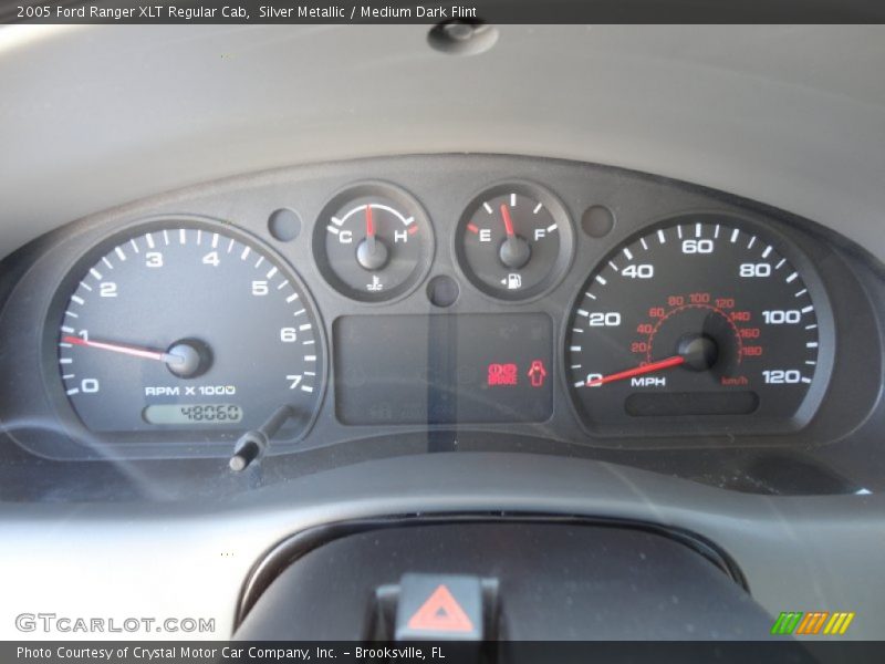 Silver Metallic / Medium Dark Flint 2005 Ford Ranger XLT Regular Cab