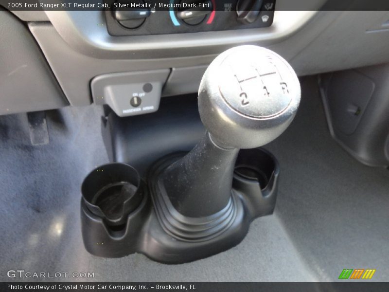 Silver Metallic / Medium Dark Flint 2005 Ford Ranger XLT Regular Cab