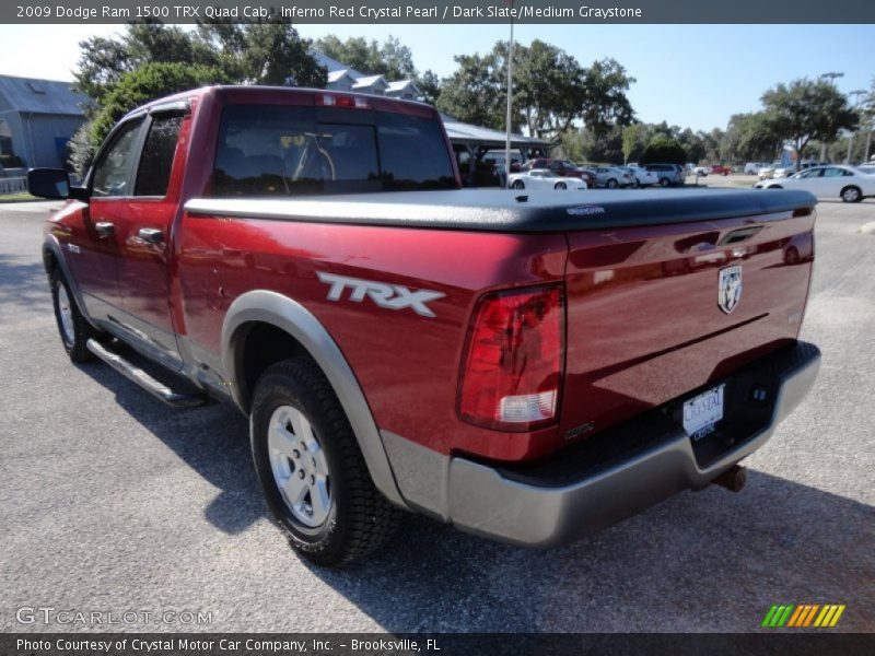 Inferno Red Crystal Pearl / Dark Slate/Medium Graystone 2009 Dodge Ram 1500 TRX Quad Cab