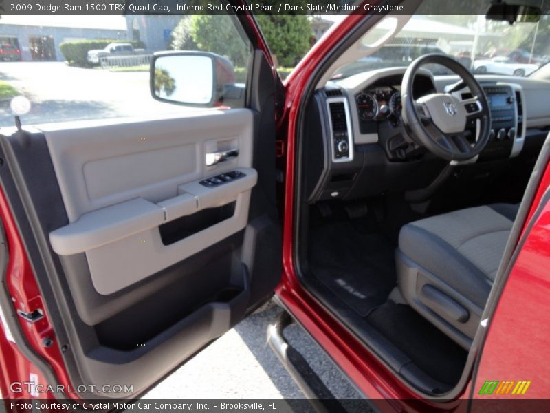 Inferno Red Crystal Pearl / Dark Slate/Medium Graystone 2009 Dodge Ram 1500 TRX Quad Cab