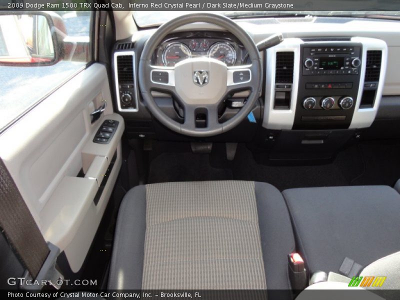 Inferno Red Crystal Pearl / Dark Slate/Medium Graystone 2009 Dodge Ram 1500 TRX Quad Cab