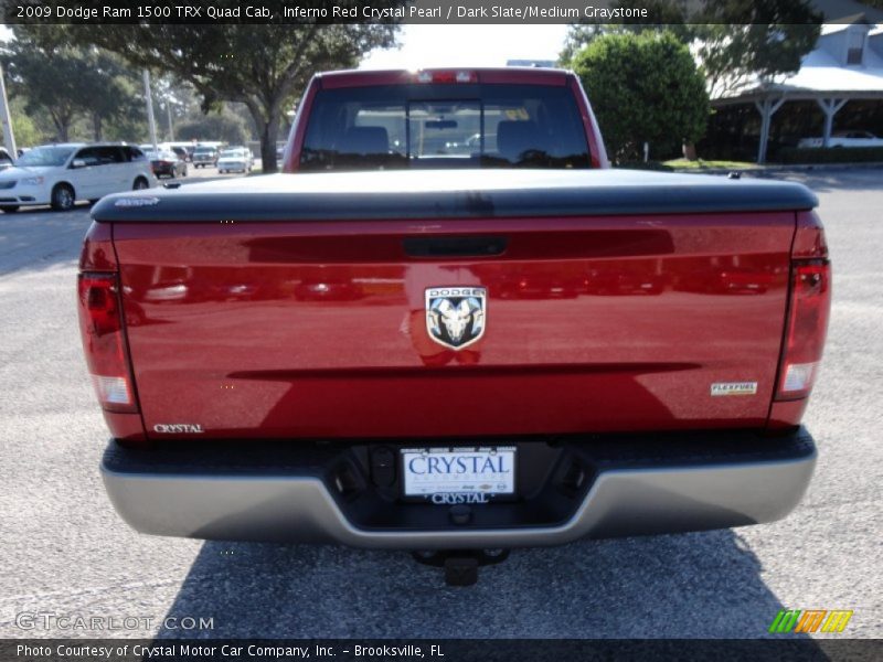 Inferno Red Crystal Pearl / Dark Slate/Medium Graystone 2009 Dodge Ram 1500 TRX Quad Cab