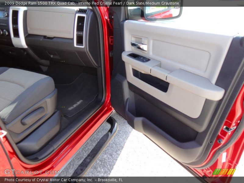 Inferno Red Crystal Pearl / Dark Slate/Medium Graystone 2009 Dodge Ram 1500 TRX Quad Cab