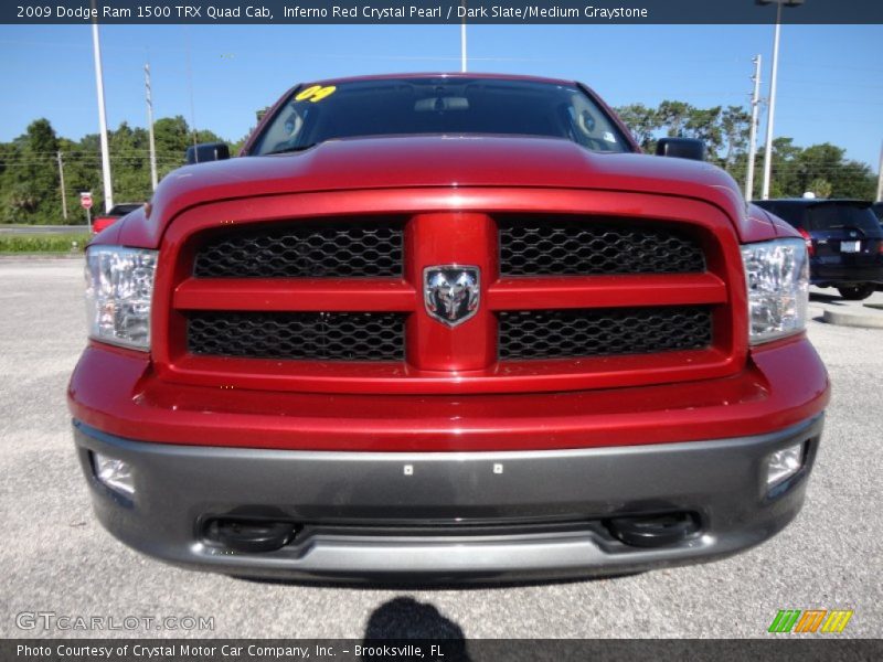 Inferno Red Crystal Pearl / Dark Slate/Medium Graystone 2009 Dodge Ram 1500 TRX Quad Cab