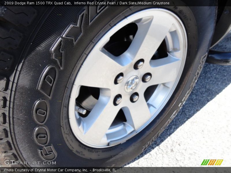 Inferno Red Crystal Pearl / Dark Slate/Medium Graystone 2009 Dodge Ram 1500 TRX Quad Cab