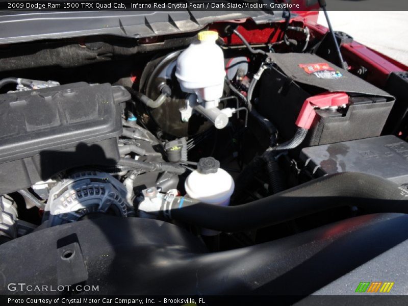 Inferno Red Crystal Pearl / Dark Slate/Medium Graystone 2009 Dodge Ram 1500 TRX Quad Cab