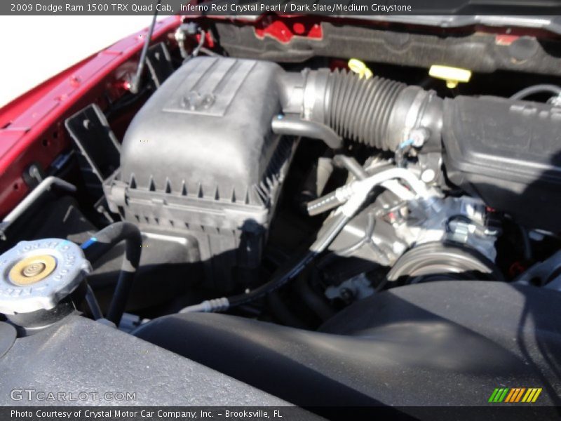 Inferno Red Crystal Pearl / Dark Slate/Medium Graystone 2009 Dodge Ram 1500 TRX Quad Cab
