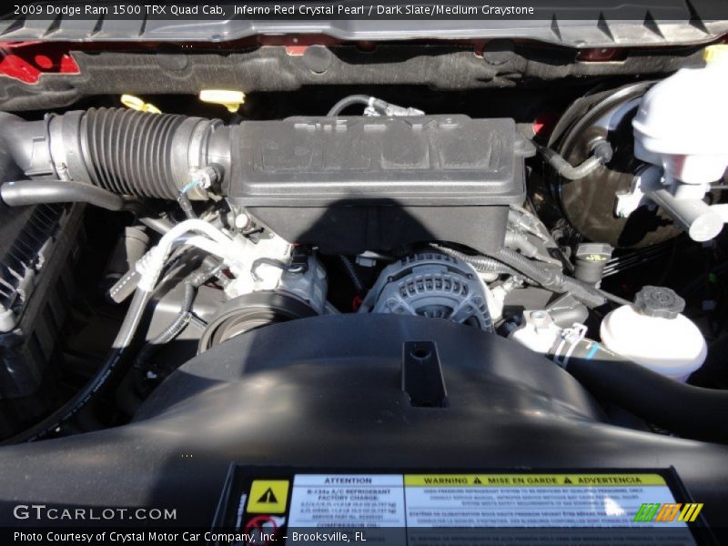 Inferno Red Crystal Pearl / Dark Slate/Medium Graystone 2009 Dodge Ram 1500 TRX Quad Cab