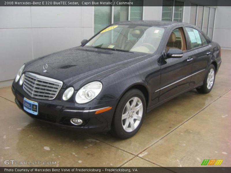 Capri Blue Metallic / Cashmere 2008 Mercedes-Benz E 320 BlueTEC Sedan