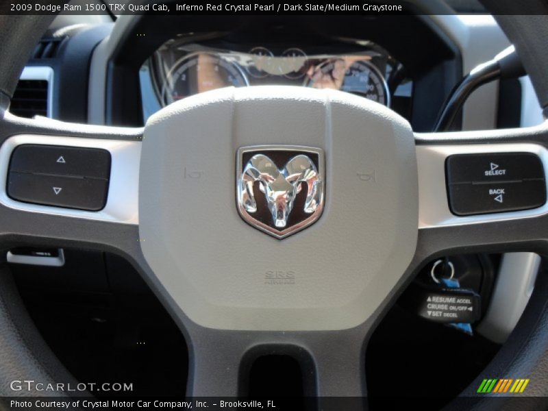 Inferno Red Crystal Pearl / Dark Slate/Medium Graystone 2009 Dodge Ram 1500 TRX Quad Cab