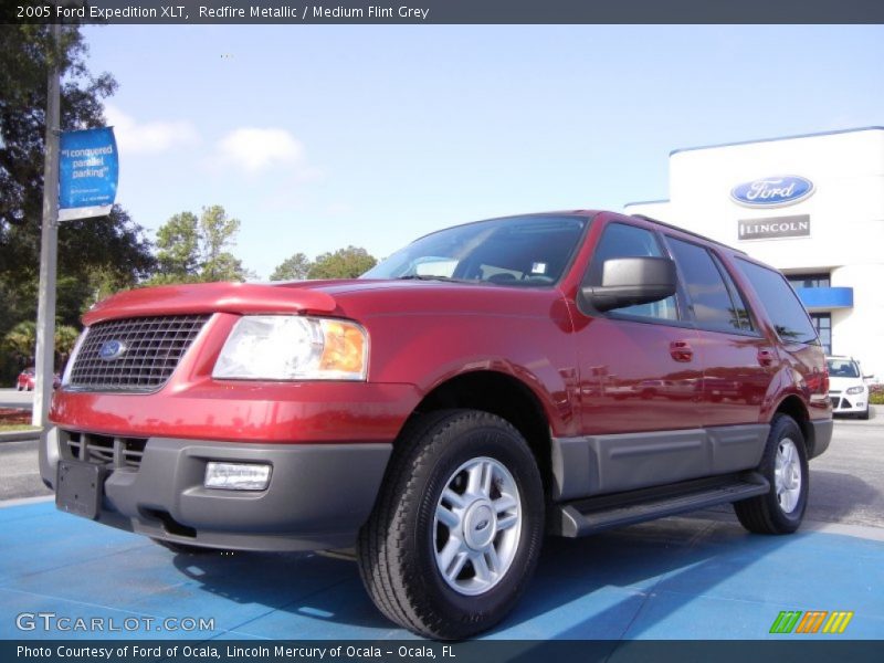 Redfire Metallic / Medium Flint Grey 2005 Ford Expedition XLT