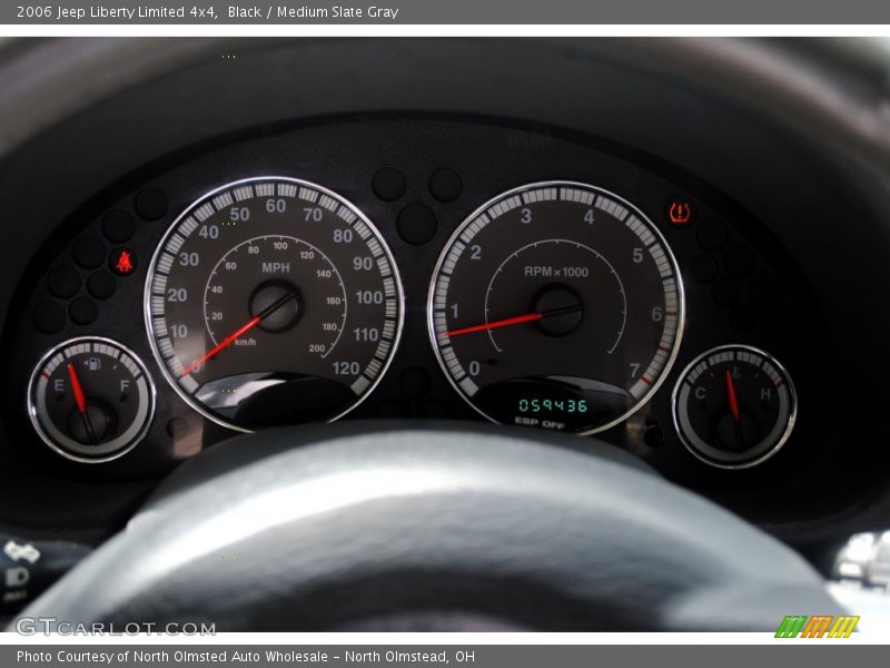 Black / Medium Slate Gray 2006 Jeep Liberty Limited 4x4