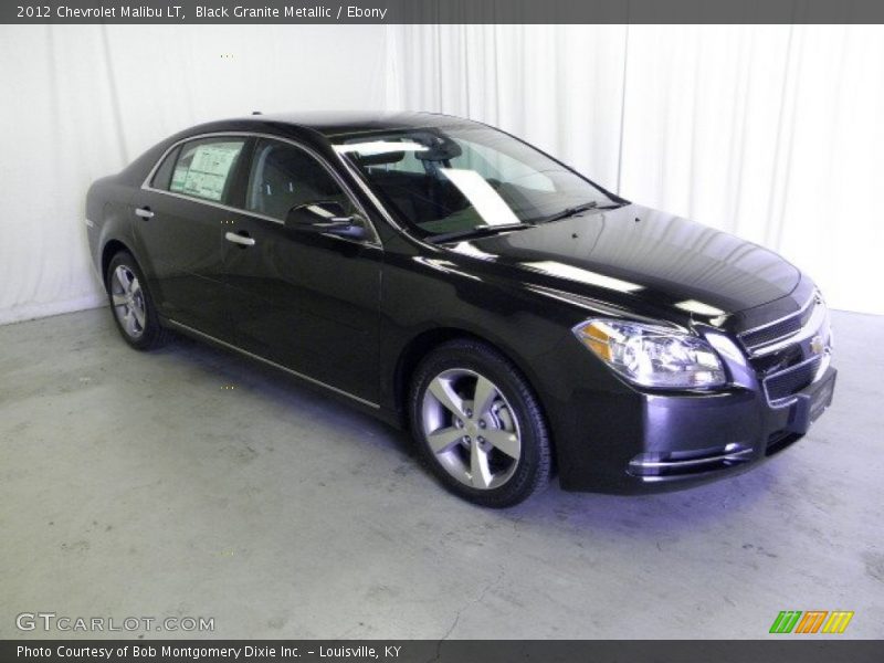 Black Granite Metallic / Ebony 2012 Chevrolet Malibu LT