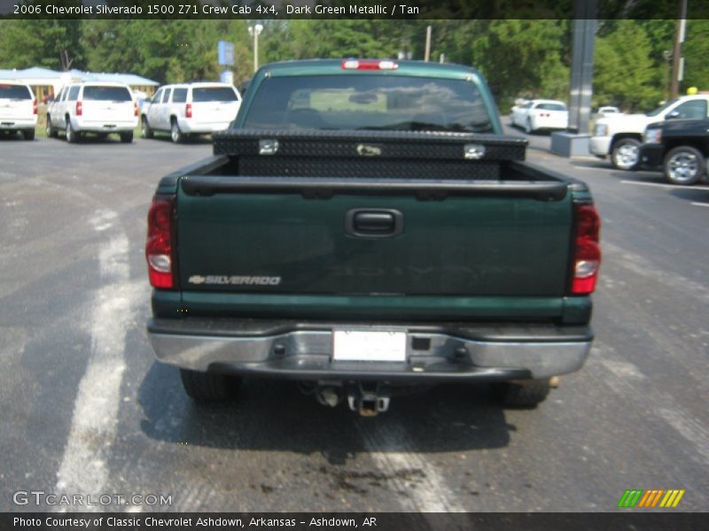 Dark Green Metallic / Tan 2006 Chevrolet Silverado 1500 Z71 Crew Cab 4x4