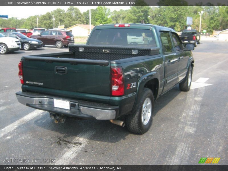 Dark Green Metallic / Tan 2006 Chevrolet Silverado 1500 Z71 Crew Cab 4x4